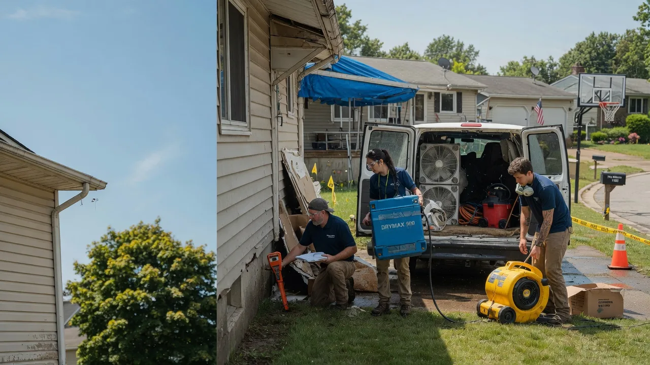 Ceiling Leak Cleanup in Prospect Park, PA near me