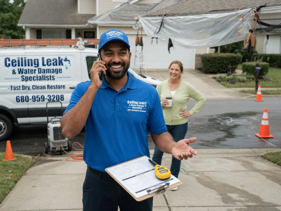 Ceiling Leak Cleanup Prospect Park, PA FAQs